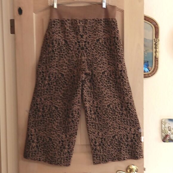 Moth by Anthropologie Animal Print Pants. Cozy, Wool Blend, MobWife - Picture 2 of 12